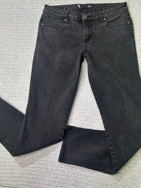 Kut from the Kloth Diana Kurvy Women's Black Skinny Jeans Sz 10
